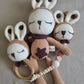 Crocheted Bunny Set - Tan         Now 60% off applied at checkout