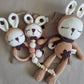 Crocheted Bunny Set - Tan         Now 60% off applied at checkout