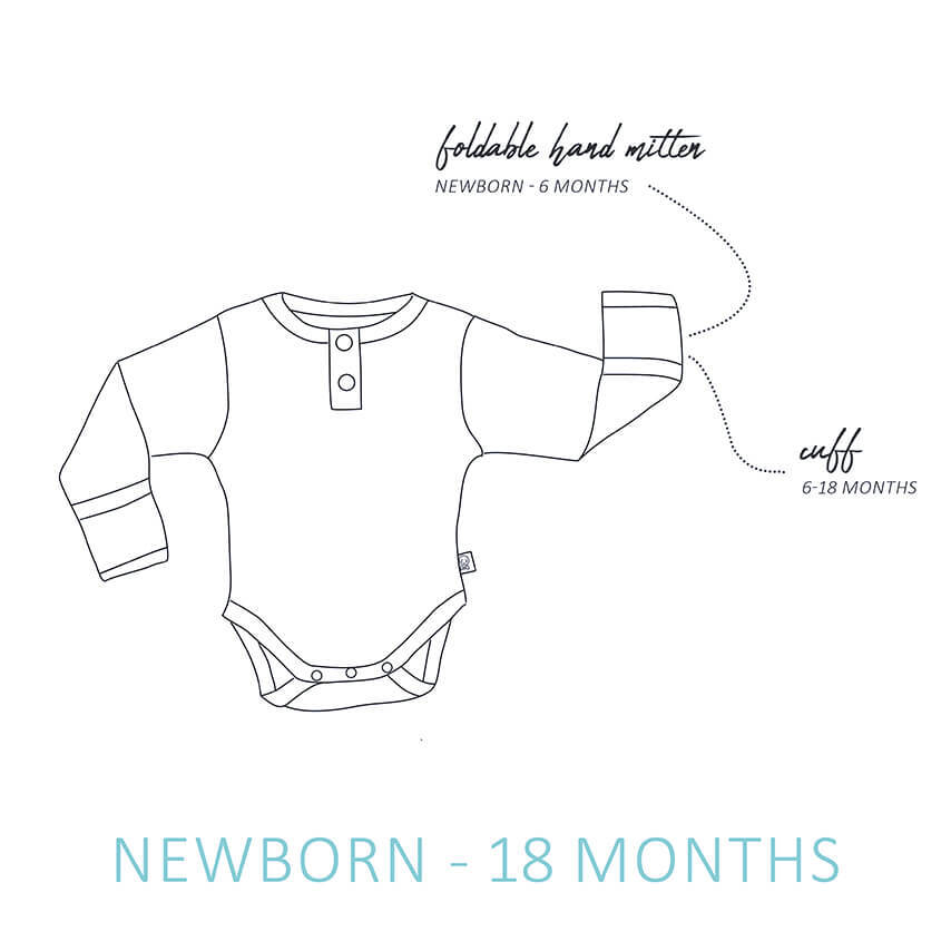 Pebble Organic Long Sleeve Bodysuit – Little Ones Clothing